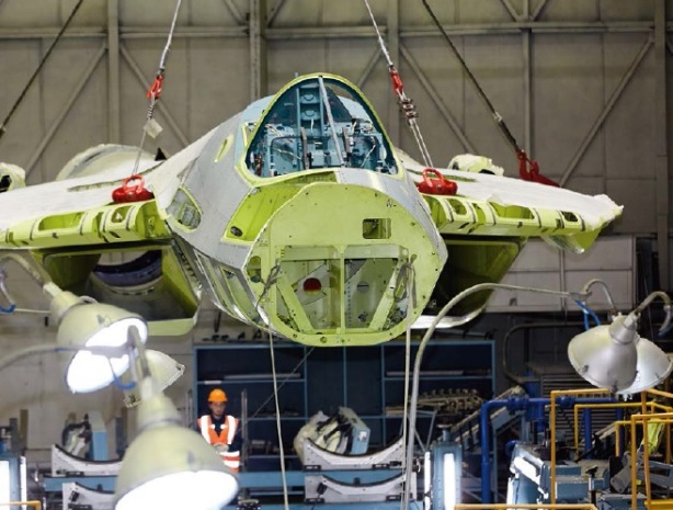 Опубликовано фото новейшего российского истребителя