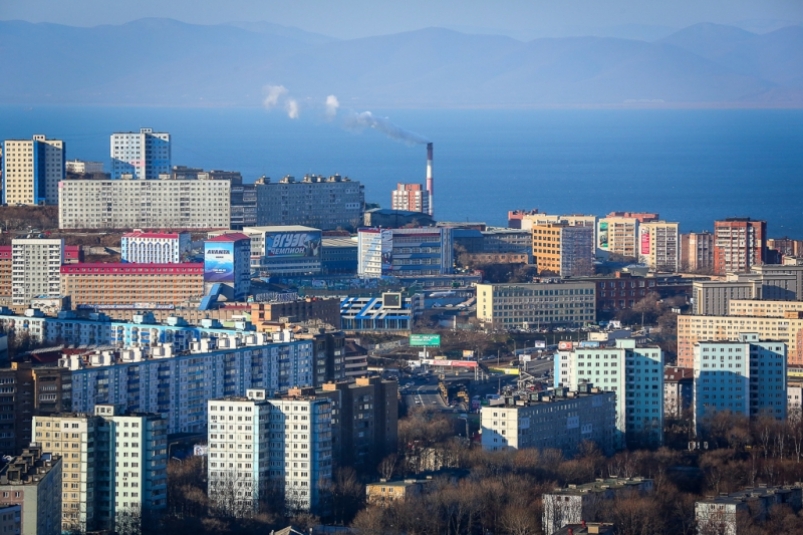 Фото районов владивостока. Столица Приморья. Вид с сопки Шошина Владивосток. Владивосток панорама.