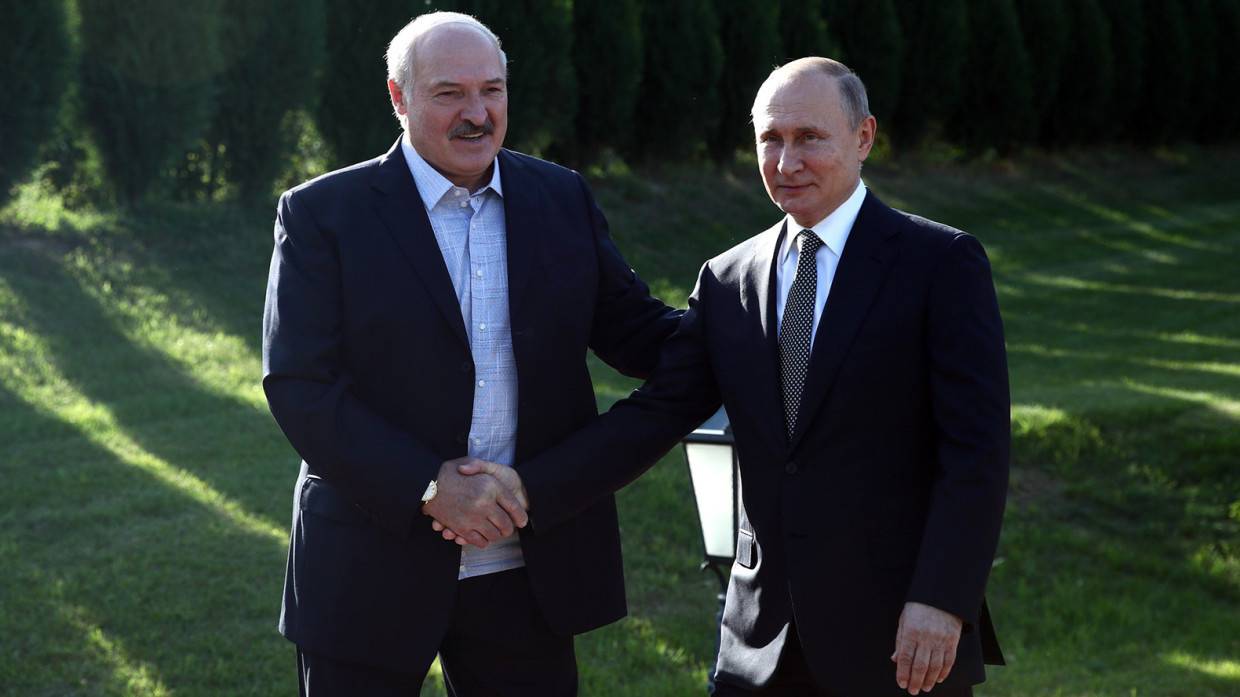Александр Лукашенко выразил признательность Владимиру Путину за поддержку Белоруссии