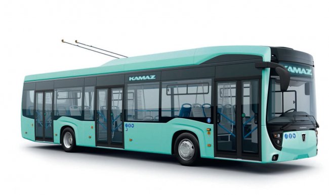 КаМАЗ представил особенный троллейбус, в котором есть что-то от электробуса Автомобили