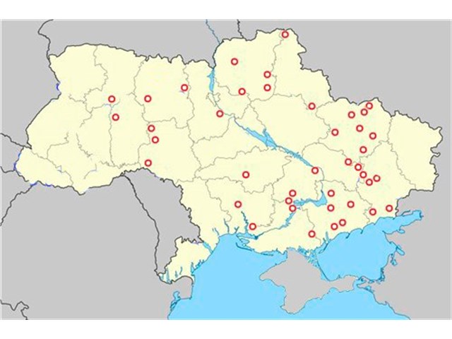 Карта украины украинка