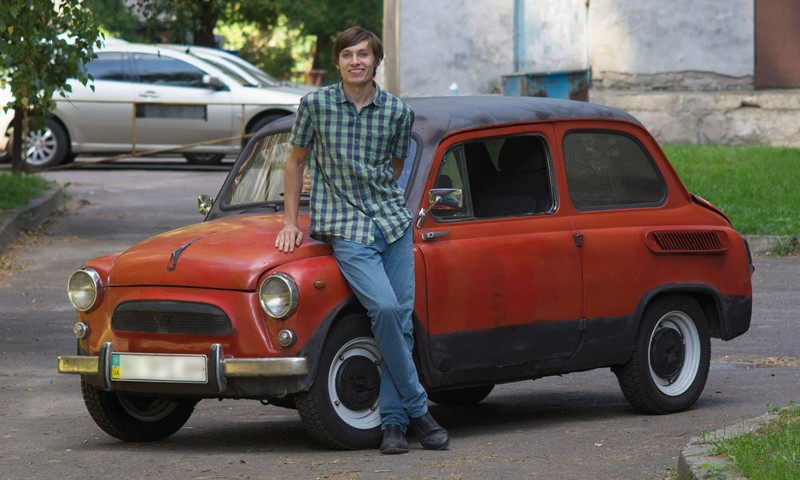 Студент из Киева превратил старый «Запорожец» в электромобиль авто, запорожец