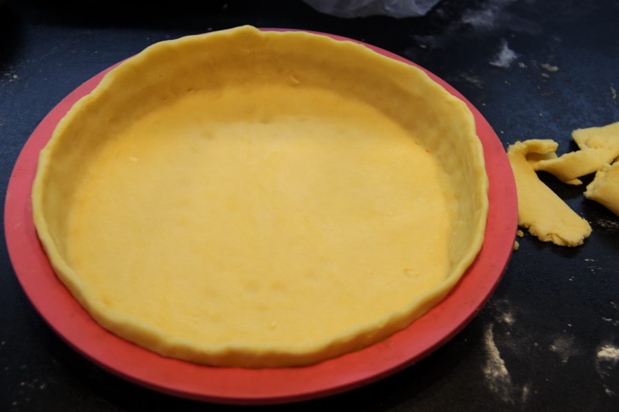 Пирог «Киш Лорен» с солёной начинкой (сёмга)