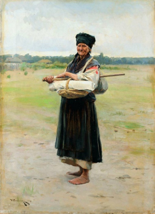 «Продавщица холста». (1901). Автор: Николай Пимоненко.