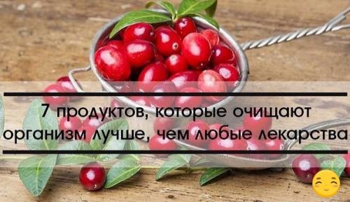 Продукты, которые очищают организм.