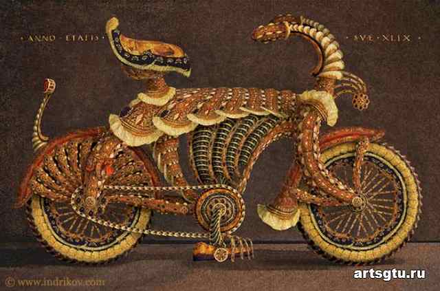 Средневековый Велосипед из Шато-Гайар