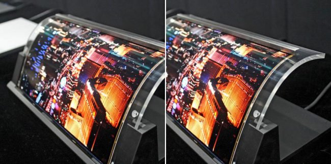 В Японии с помощью струйной печати изготовили гибкие дисплеи планшеты