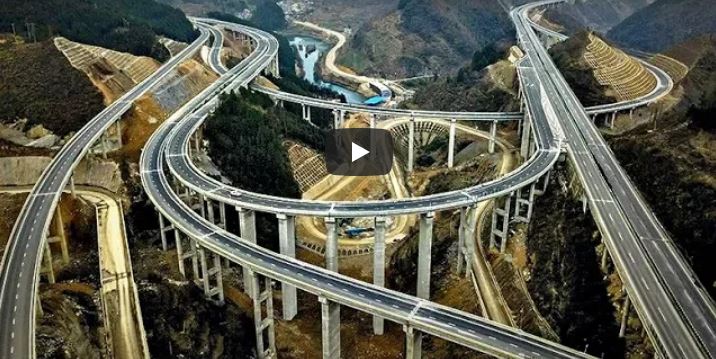 750 метров в час – как китайцы строят дороги видео,дороги,китай,На злобу дня