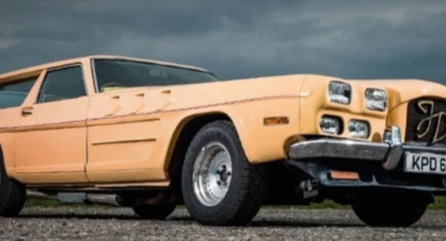 Удивительный самодельный автомобиль с 27-литровым авиамотором V12