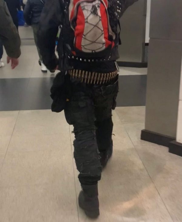 Чудаки и модники из метро  позитив,смешные картинки,юмор