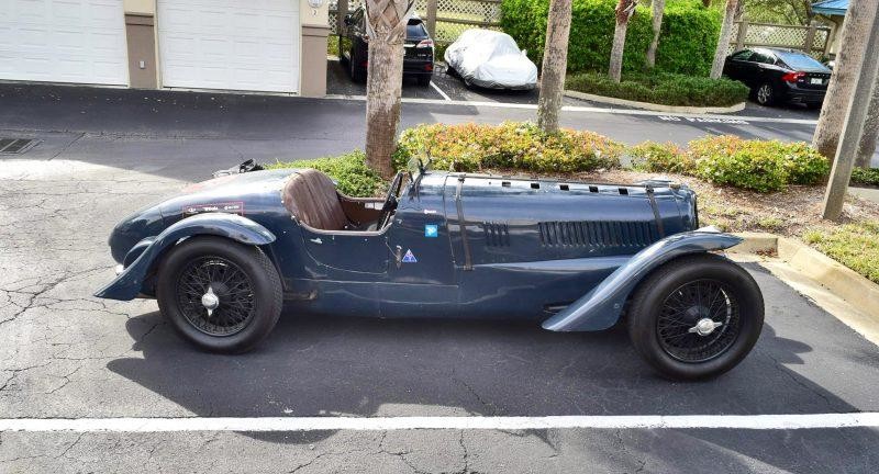Припаркованный (или брошенный) Delahaye 135 S Competition Roadster во Флориде Delahaye, авто, машины, ретро, тюнинг