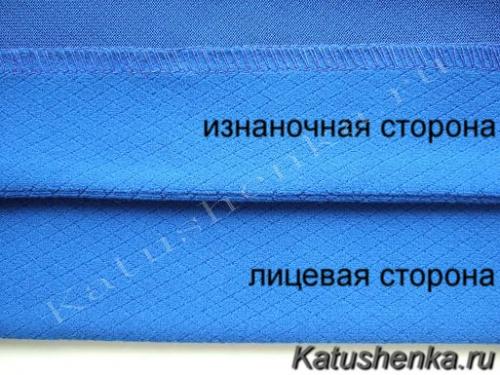 Обработка низа изделия