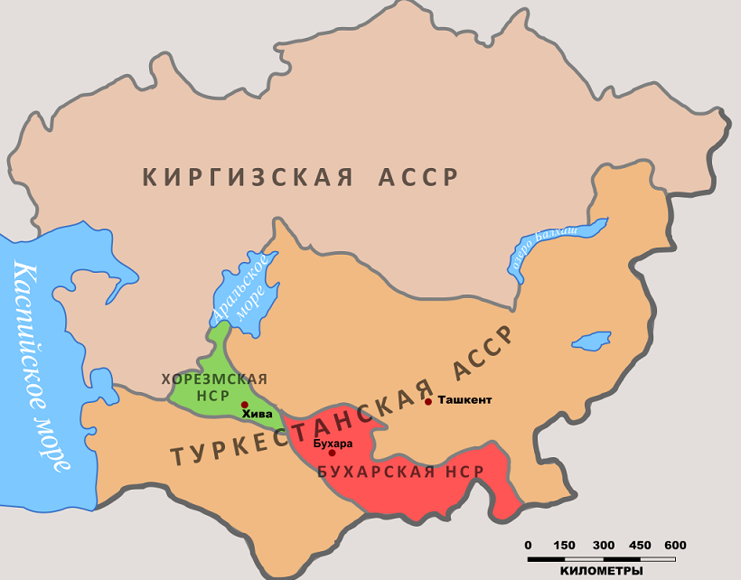 До 1936 года и в СССР не было никакого Казахстана