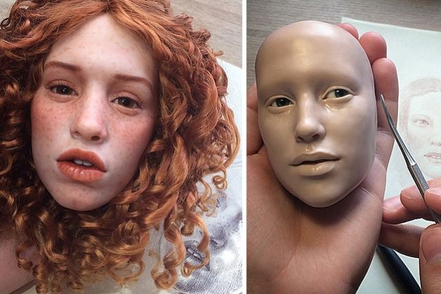 Авторские куклы Михаила Зайкова. Так реалистично, даже немного жутковато! handmake