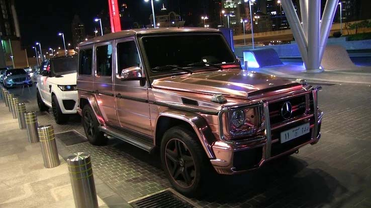Только жители Дубая так могут шикарно блеснуть на своих автомобилях авто и мото,новости автомира
