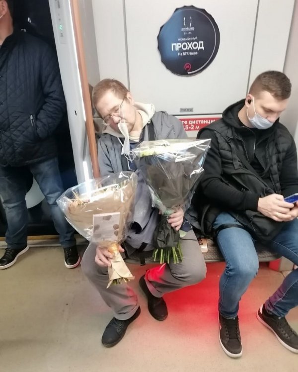 Чудаки и модники из метро  позитив,смешные картинки,юмор