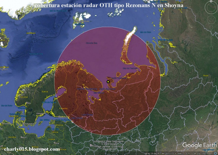 Радиолокационная карта земли