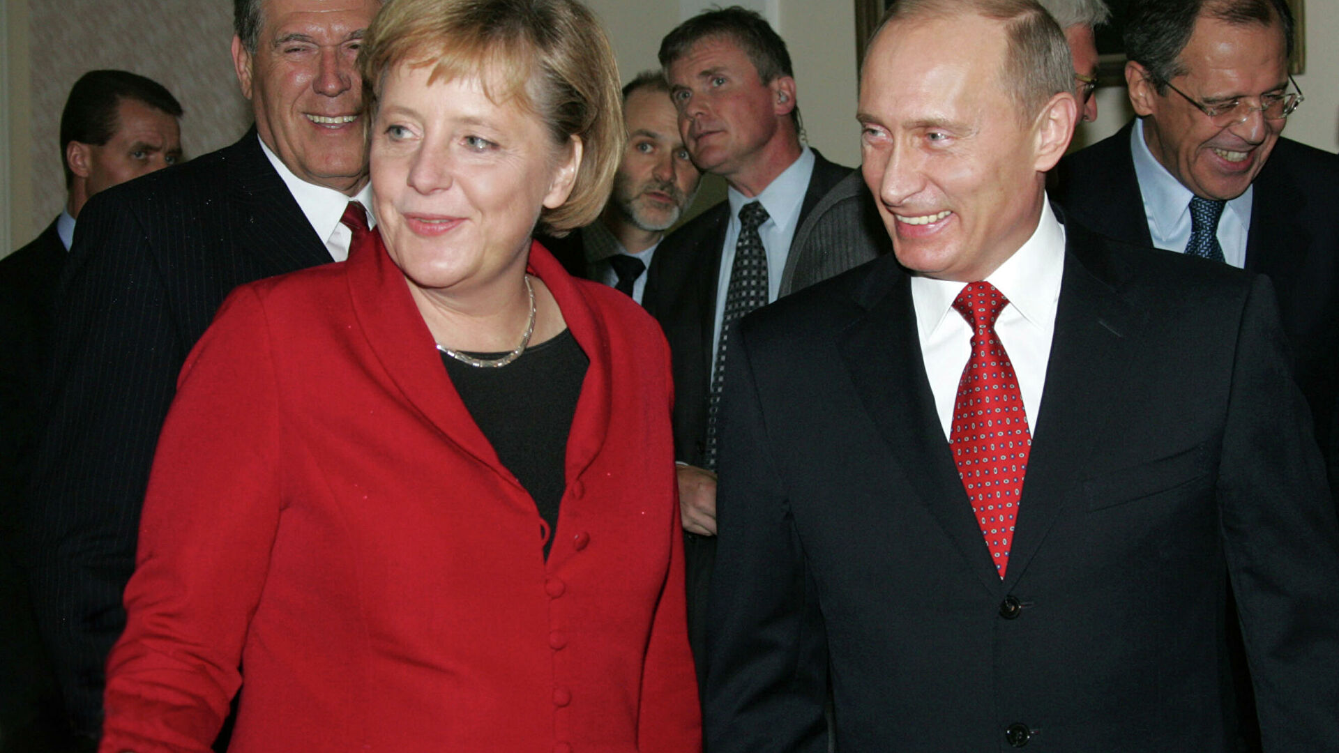 Ангела Меркель и президент России Владимир Путин в Томске, 2006 год - РИА Новости, 1920, 27.10.2021