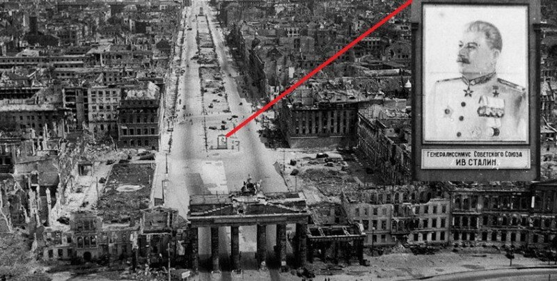 Развалинами Берлина удовлетворён! 1945 история, ретро, фото