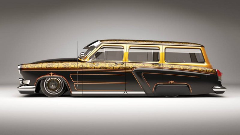 Потрясающие рендеры ГАЗ-22 Lowrider ГАЗ-22, автодизайн, волга, газ, лоурайдер