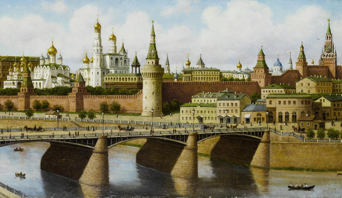 Вид Московского Кремля Верещагин Петр