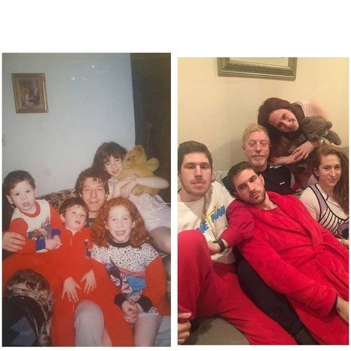 Когда воссоздают старые семейные фото
