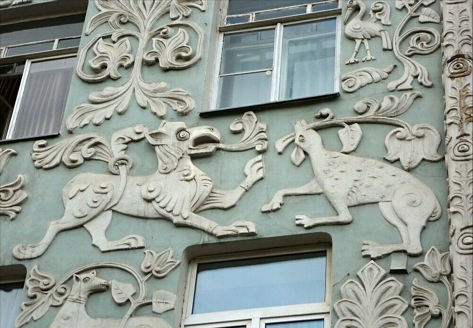 «Дом со зверями»: московская усадьба с тайным зоопарком «Дом со зверями»: московская усадьба с тайным зоопарком зверями», «Дома, Перлов, фасад, животных, который, возможно, каменного, экзотических, зверей, замысел, купец, фасаде, каменные, животные, современное, более, просто, камне, привез