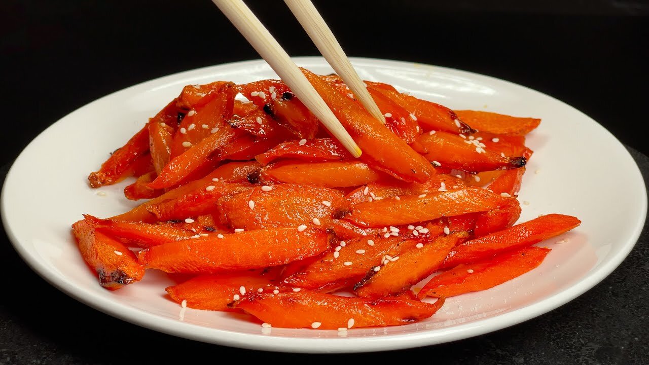 Не ожидал, что простую морковь можно приготовить так вкусно. Сочная закуска, которая тает во рту