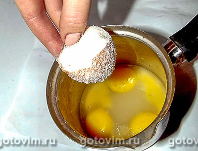 Фотографии рецепта Сабайон с клубникой, 03 Сабайон с клубникой, Шаг 03