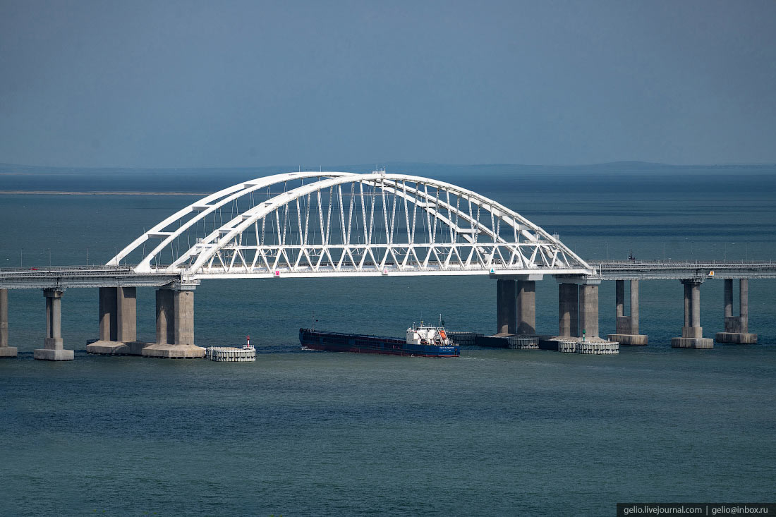 Крымский мост – самый длинный мост России Путешествия,Россия,фото