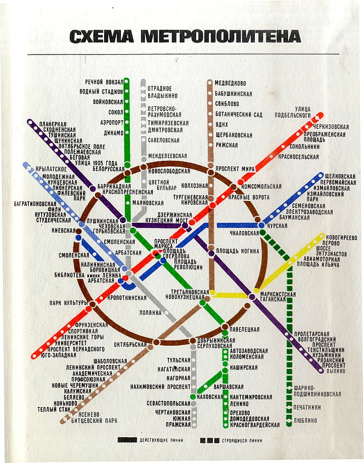 Карта московского политена