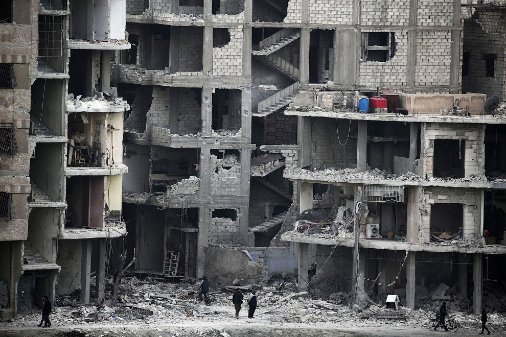 Семилетняя сирийская война в фотографиях