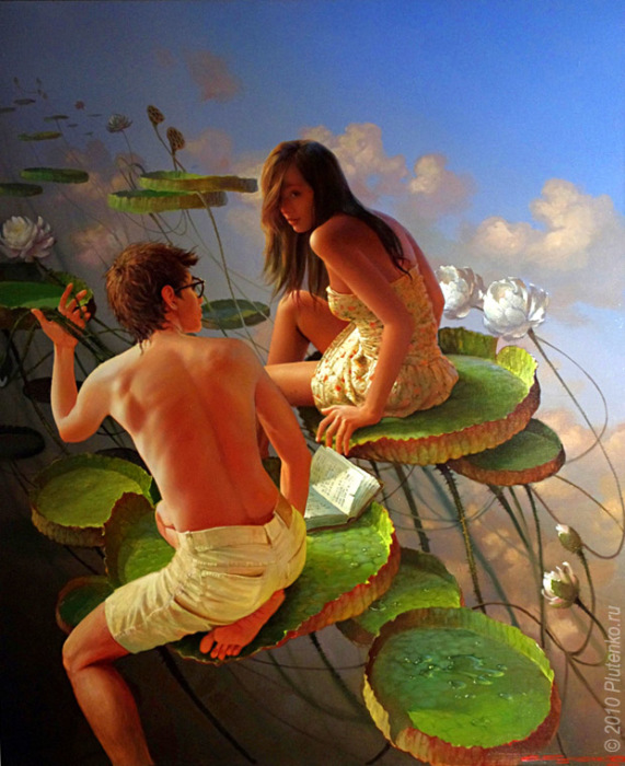 Восточная сказка и современность: Картины в стиле магический реализм живопись