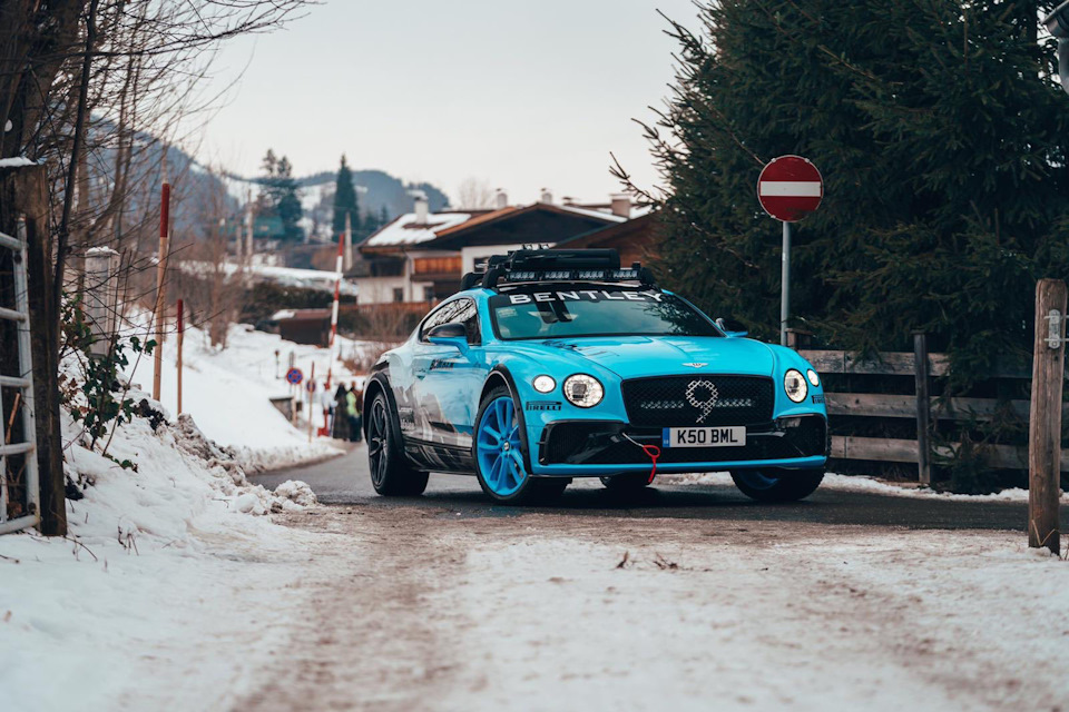 Bentley Continental GT Bomber Edition — внедорожное купе для лыжников