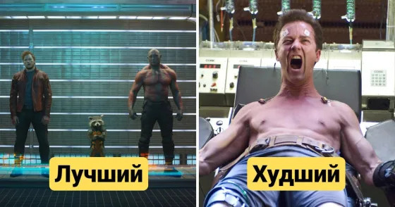Какие фильмы Марвел оказались лучшими и худшими в каждой фазе