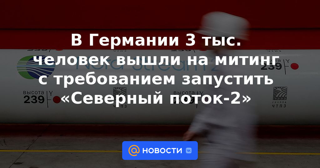 Более 3 тыс человек вышли на митинг в Германии в поддержку 