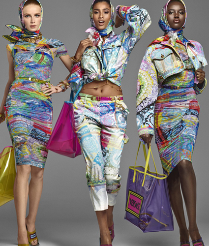 Белла Хадид, Ирина Шейк и другие модели снялись в яркой рекламной кампании Versace звезды в рекламе, белла хадид, ирина шейк