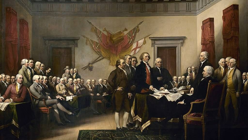 Трамбулл Джон. Декларация независимости. 1819