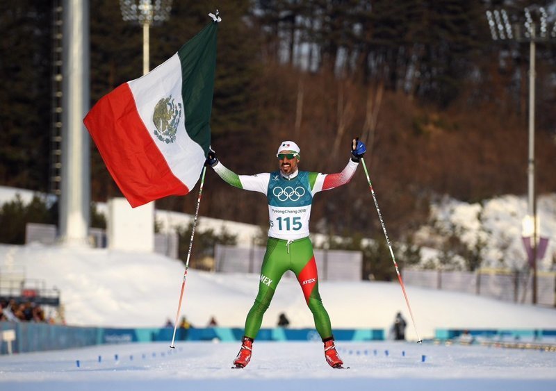 Герман впервые встал на лыжи лишь год назад, его вдохновила история перуанского лыжника Роберто Карселане Герман Мадрасо, Пхенчхан, история, лыжник, мексика, олимпиада, спорт