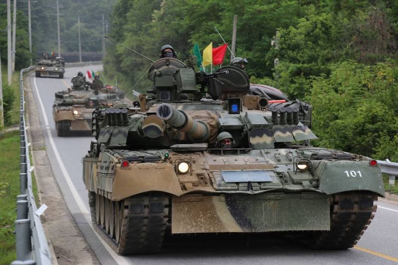 Российская бронетехника в южнокорейской армии оружие,танки