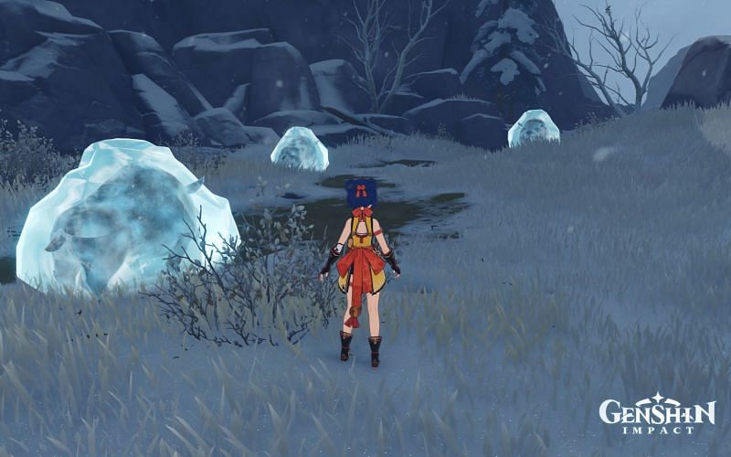 The player will have to defeat these Snowboars (Image via Genshin Impact)