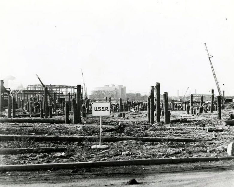 Возведение и демонтаж советского павильона на Всемирной выставке 1939 г. в Нью-Йорке 