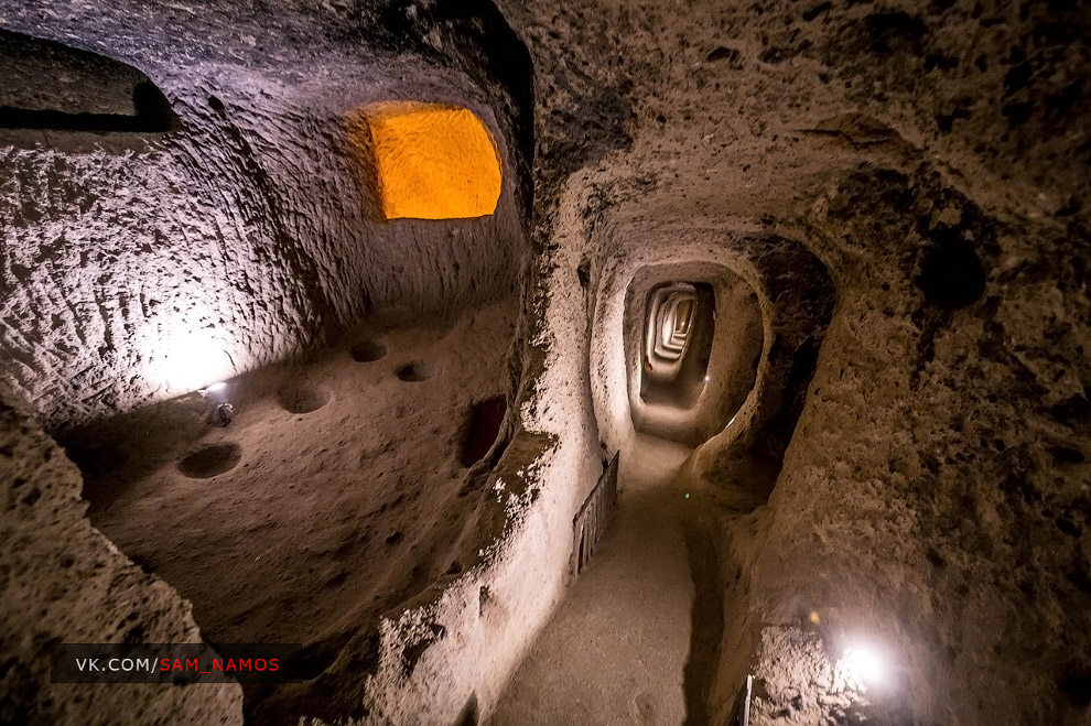 Деринкую — самый большой и самый глубокий подземный город Турции