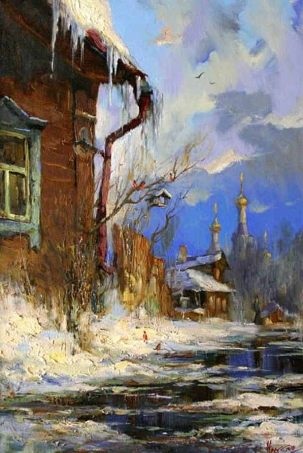 Художник Степан Нестерчук. Есть тоска весёлая в алостях зари 