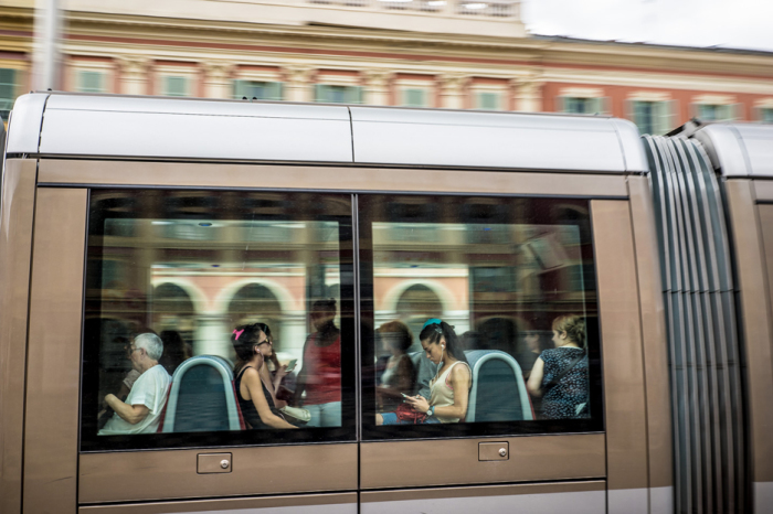«Дневной трамвай, Ницца Франция», 2017 год. Автор: Laurent Guerin.