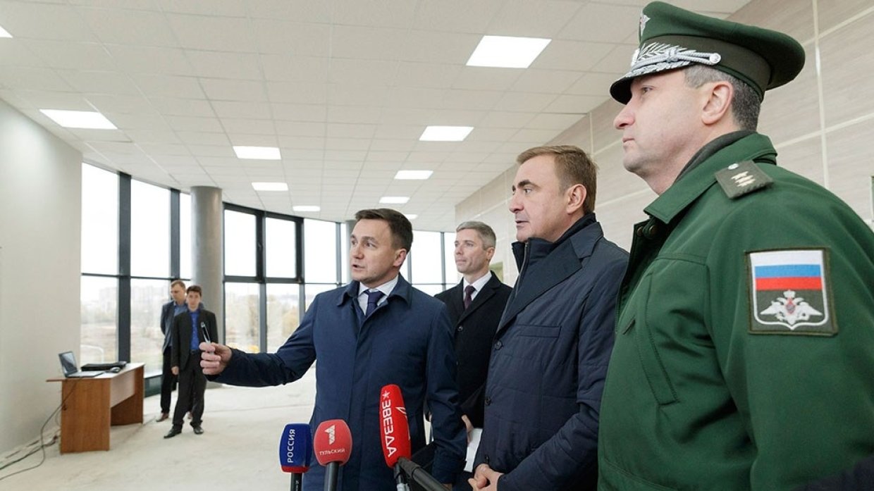 Замминистра обороны РФ посетил стройку тульского парка «Патриот»