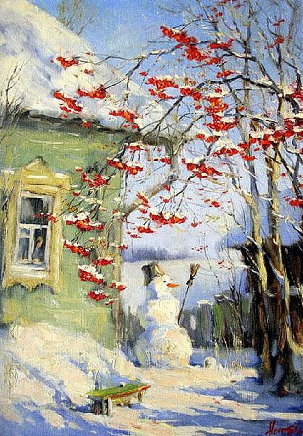 Художник Степан Нестерчук. Есть тоска весёлая в алостях зари 