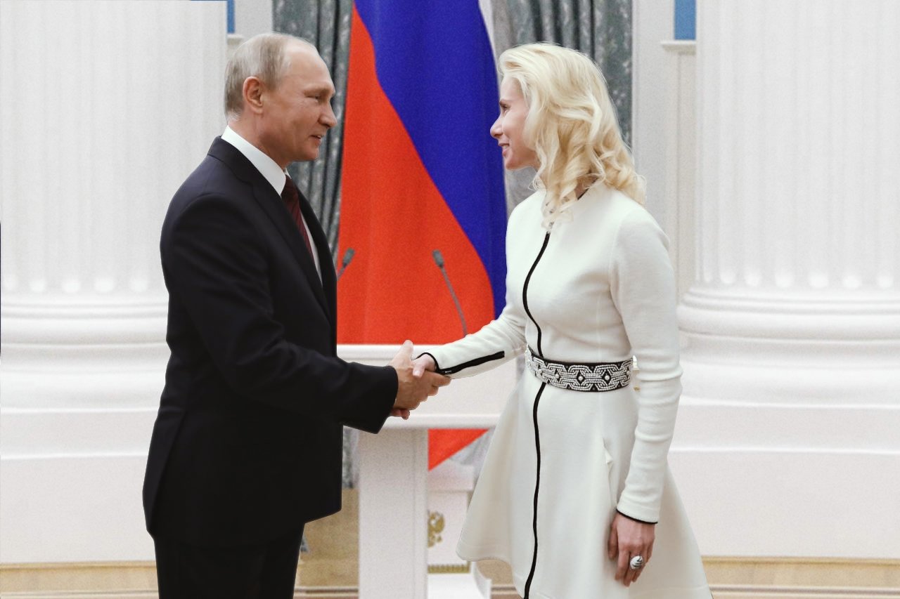 Елена Мильская в ходе встречи с Президентом РФ