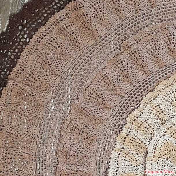 Роскошная юбка "Букет кофейных нитей" вязание крючком,одежда,рукоделие,своими руками