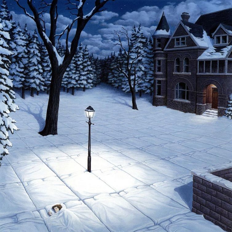 Роб Гонсалвес, Robert Gonsalves, оптические иллюзии картины